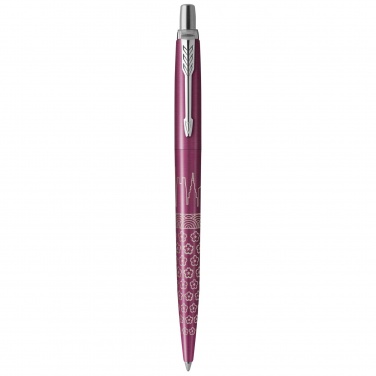 Logo trade promotional item photo of: Parker Jotter SE Global Icons colour trim ballpoint pen