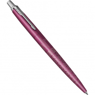 Logotrade promotional products photo of: Parker Jotter SE Global Icons colour trim ballpoint pen