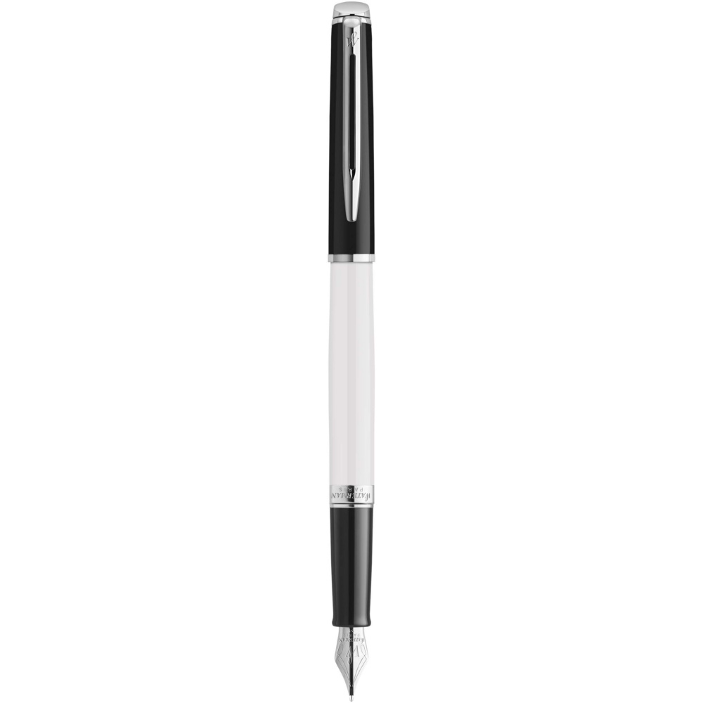 Logotrade promotional merchandise photo of: Hemisphere colour blocking fountain pen with palladium trim