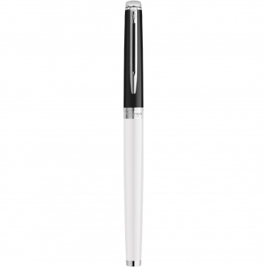 Logo trade promotional gifts picture of: Hemisphere colour blocking rollerball pen with palladium trim