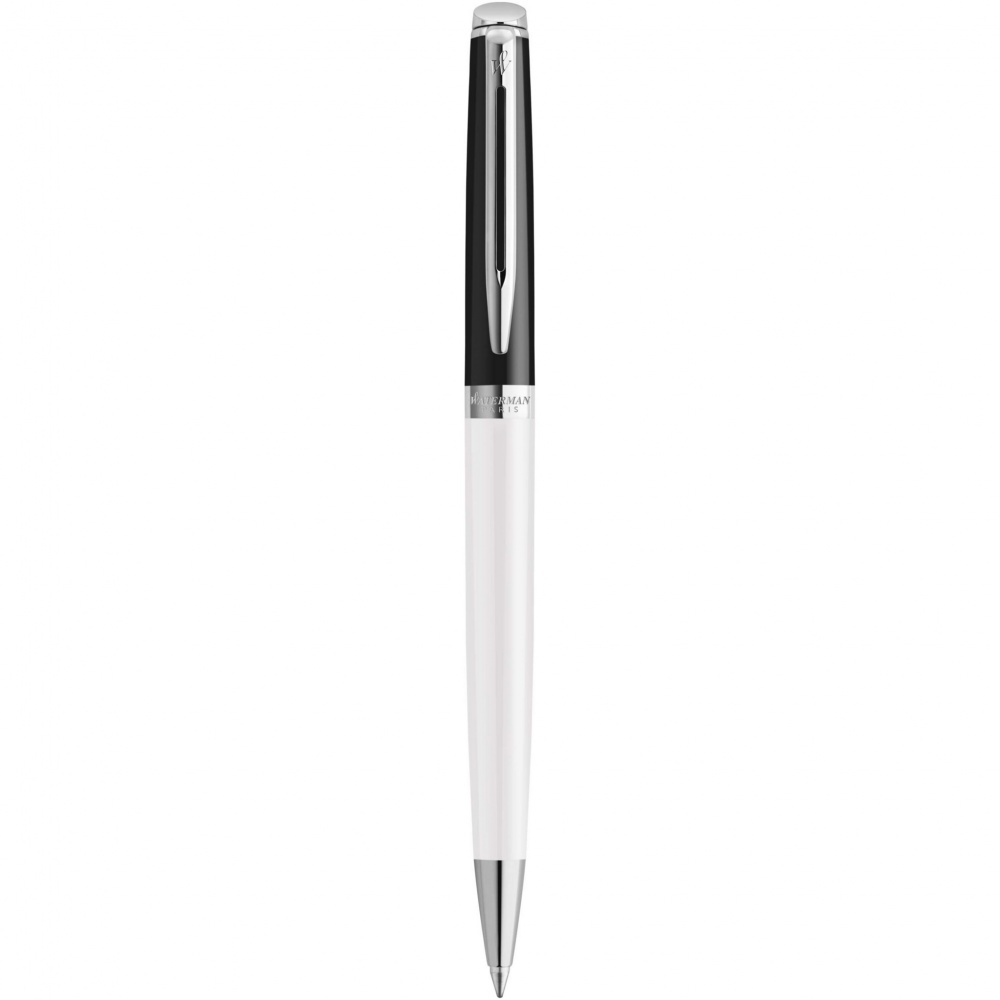 Logotrade business gift image of: Hemisphere colour blocking ballpoint pen with palladium trim