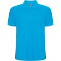 Pegaso Premium short sleeve kids polo, Turquois
