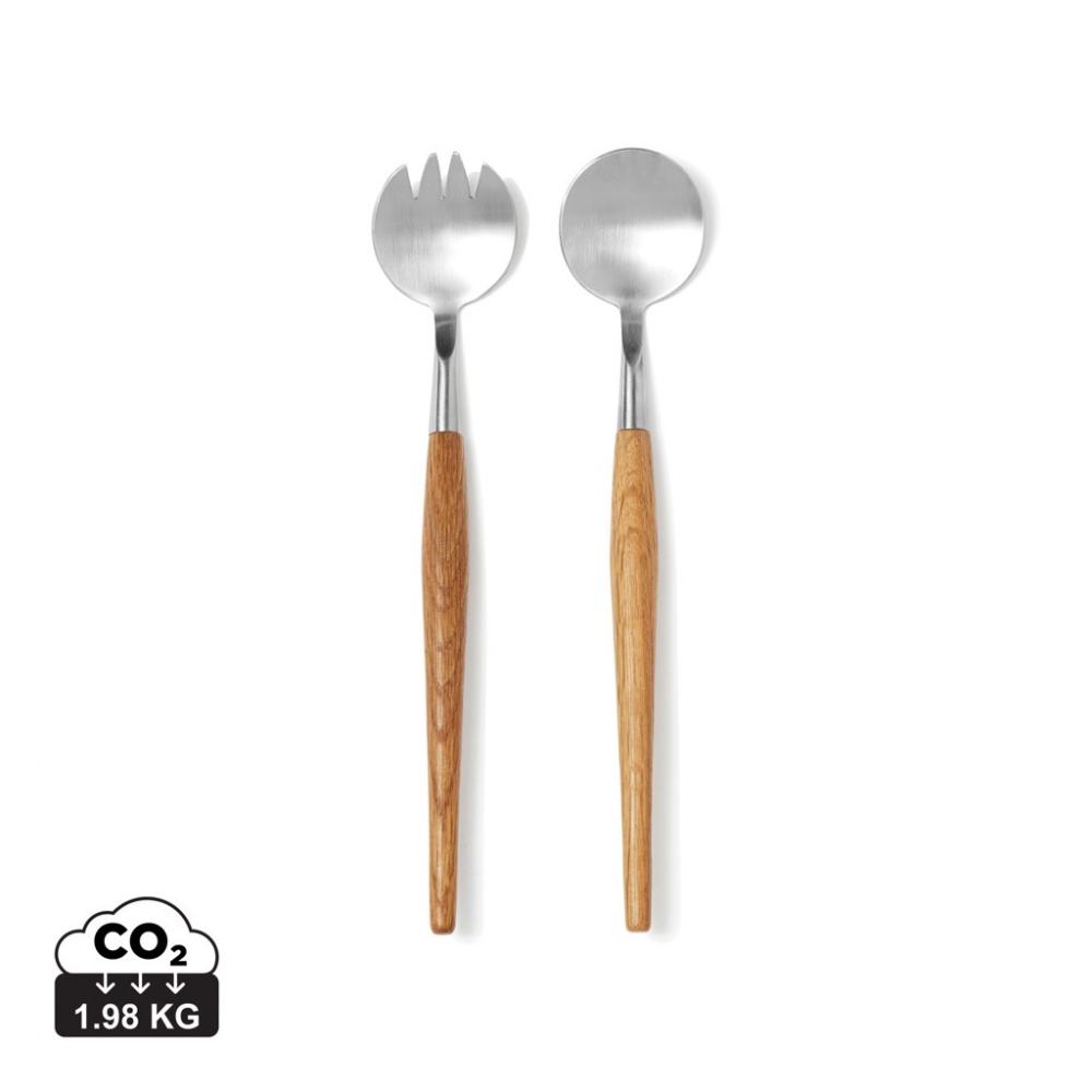 Logo trade promotional gifts picture of: VINGA Retro serving cutlery