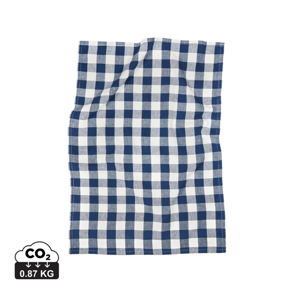 Logotrade promotional gift picture of: VINGA Clare linen blend kitchen towel