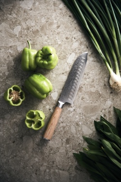 Logotrade promotional giveaways photo of: VINGA Hattasan Damascus Santoku knife