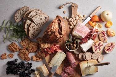 Logo trade promotional giveaways picture of: VINGA Buscot Round Serving Board