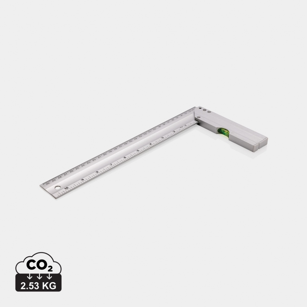 Logo trade advertising product photo of: Ruler with level