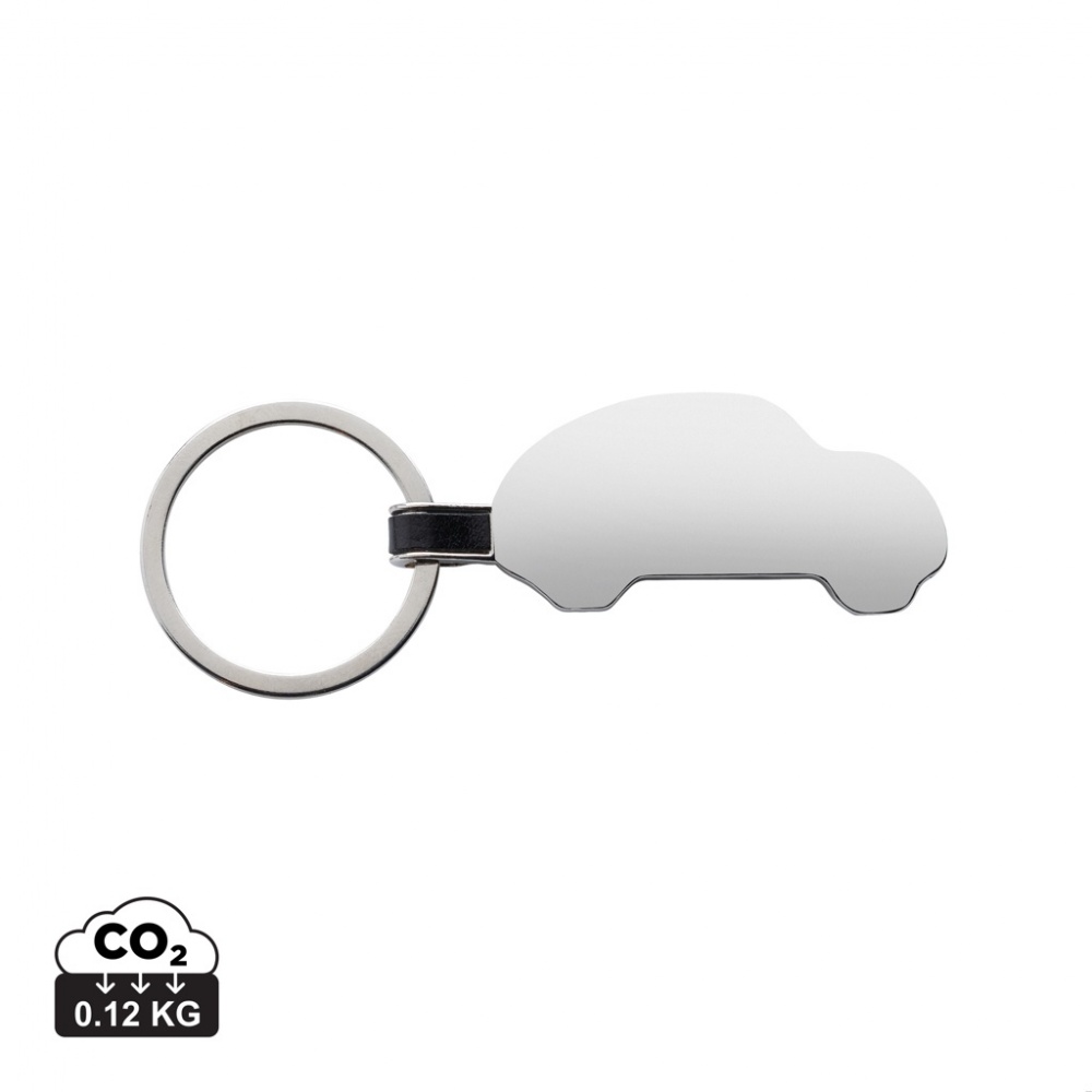 Logotrade promotional products photo of: RCS recycled zinc alloy car keyring