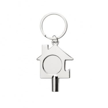 Logo trade promotional giveaways picture of: RCS recycled zinc alloy 3 in 1 keychain
