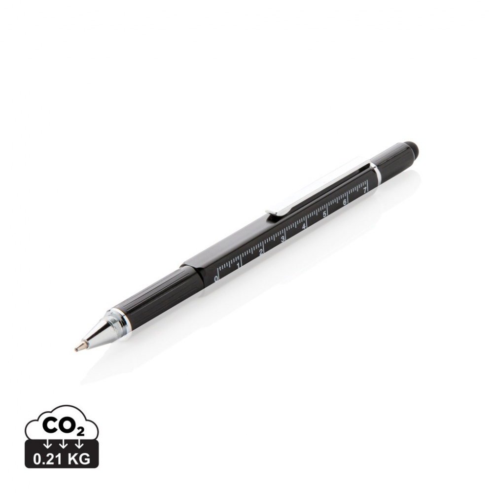 Logotrade promotional item image of: 5-in-1 aluminium toolpen