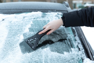 Logotrade business gifts photo of: Polard RCS certified recycled plastic 3-in-1 ice scraper