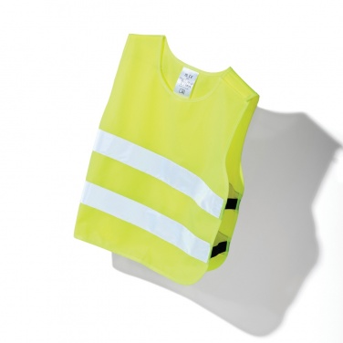 Logo trade promotional gifts picture of: GRS recycled PET high-visibility safety vest 3-6 years