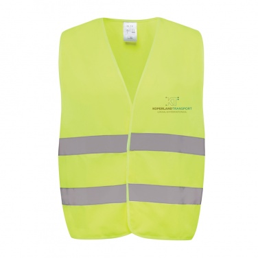 Logo trade promotional giveaways picture of: GRS recycled PET high-visibility safety vest