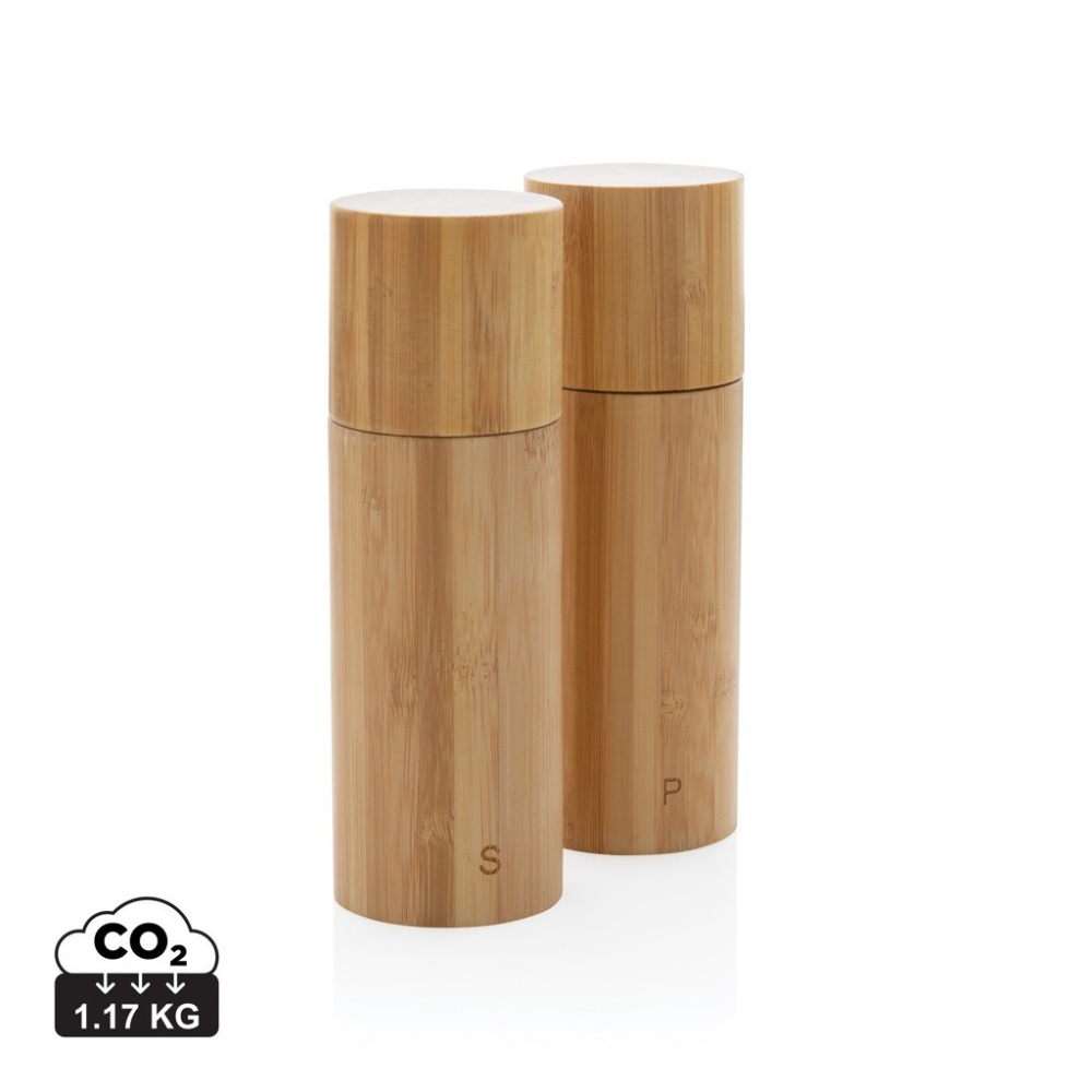 Logotrade corporate gifts photo of: Ukiyo bamboo salt and pepper mill set