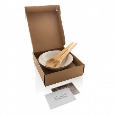 Logotrade corporate gifts photo of: Ukiyo salad bowl with bamboo salad server