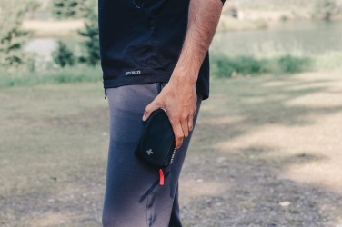 Logotrade promotional item picture of: RCS recycled nubuck PU pouch first aid set mailable