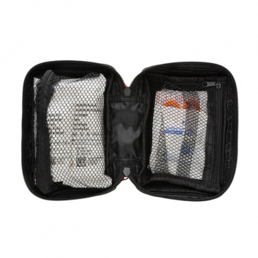 Logotrade promotional product image of: RCS recycled nubuck PU pouch  first aid set