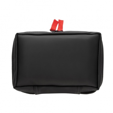 Logotrade corporate gift image of: RCS recycled nubuck PU pouch  first aid set