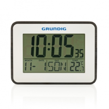 Logo trade promotional giveaway photo of: Grundig weatherstation alarm and calendar