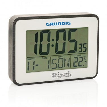 Logotrade promotional item image of: Grundig weatherstation alarm and calendar