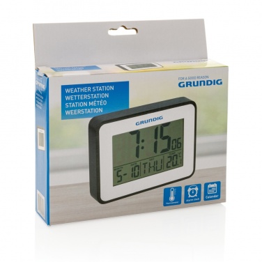 Logotrade promotional items photo of: Grundig weatherstation alarm and calendar