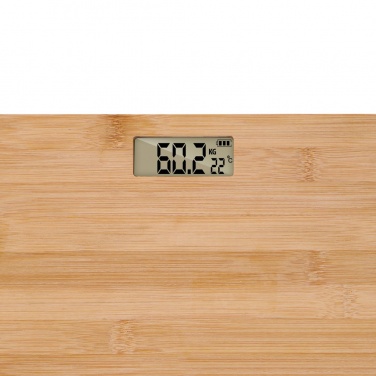 Logo trade advertising product photo of: Grundig Bamboo Digital Body Scale
