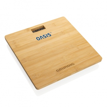 Logotrade corporate gifts photo of: Grundig Bamboo Digital Body Scale