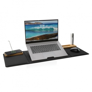 Logotrade promotional gift picture of: Impact AWARE RPET Foldable desk organizer with laptop stand