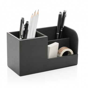 Logotrade promotional products photo of: Swiss Peak RCS recycled PU Desk organiser