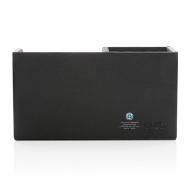 Logo trade promotional merchandise picture of: Swiss Peak RCS recycled PU Desk organiser