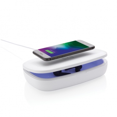 Logo trade promotional gift photo of: UV-C steriliser box with 5W wireless charger
