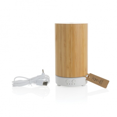Logo trade corporate gift photo of: RCS recycled plastic and bamboo aroma diffuser