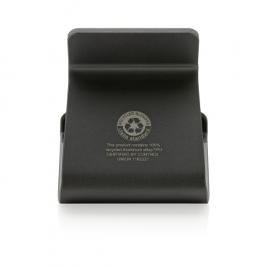 Logo trade promotional items image of: Terra RCS recycled aluminium tablet & phone stand