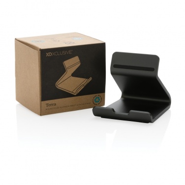 Logotrade promotional merchandise image of: Terra RCS recycled aluminium tablet & phone stand