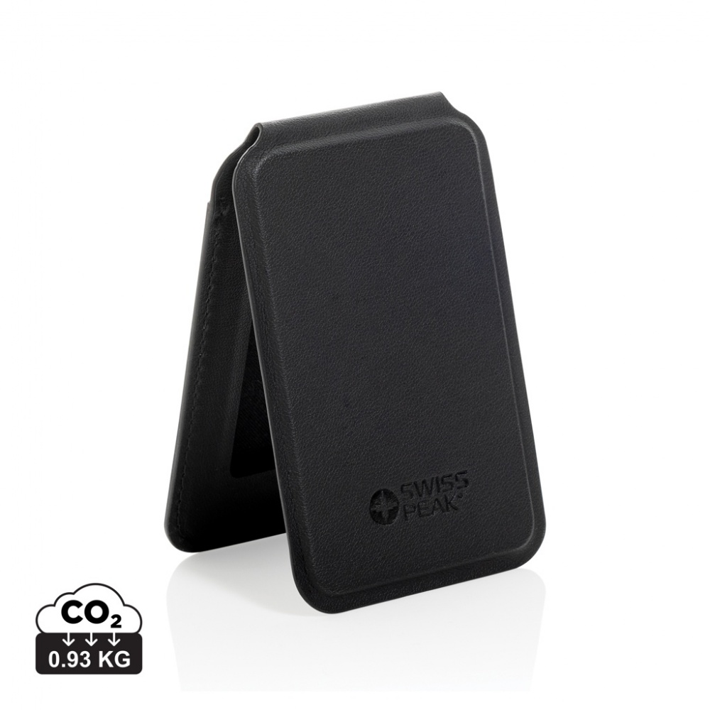 Logotrade advertising product image of: Magstand RCS recycled PU magnetic phone wallet with stand