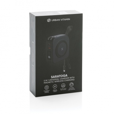 Logo trade corporate gift photo of: Urban Vitamin Saratoga 5 in 1 universal charger