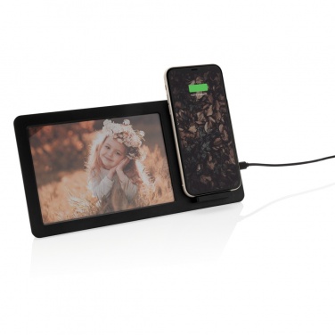 Logotrade promotional product image of: 5W Wireless charger and photo frame