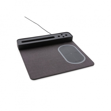 Logo trade promotional giveaways image of: Air mousepad with 5W wireless charging and USB
