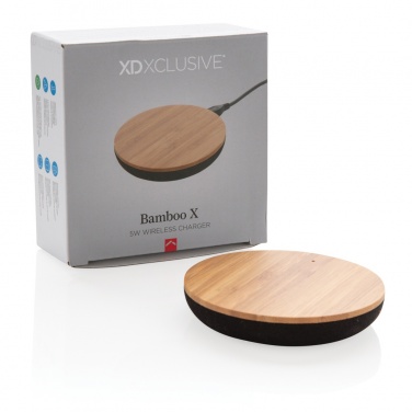 Logotrade promotional giveaway picture of: Bamboo X 5W wireless charger