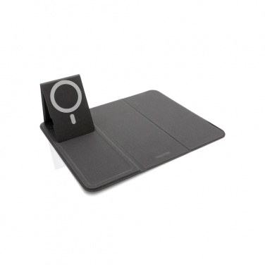 Logo trade corporate gifts picture of: Artic Magnetic 10W wireless charging phonestand