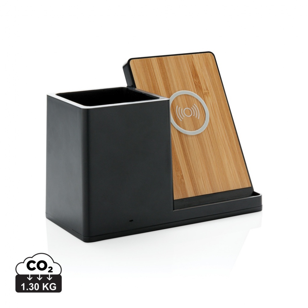 Logotrade promotional giveaway image of: Ontario RCS recycled plastic 10W wireless charger