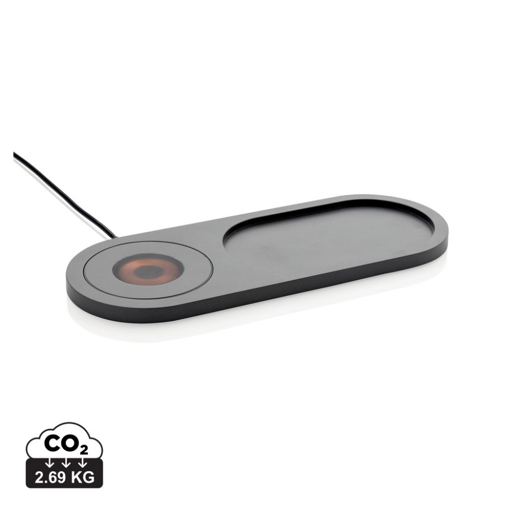 Logo trade promotional merchandise picture of: Encore 10W wireless charging valet tray