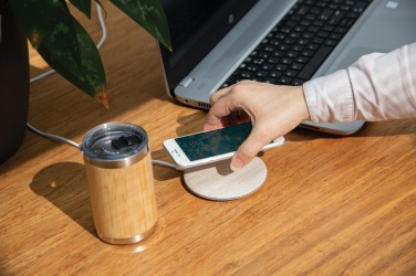 Logotrade promotional giveaway picture of: 5W Wheat straw wireless charger
