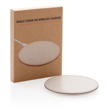 Logotrade business gifts photo of: 5W Wheat straw wireless charger