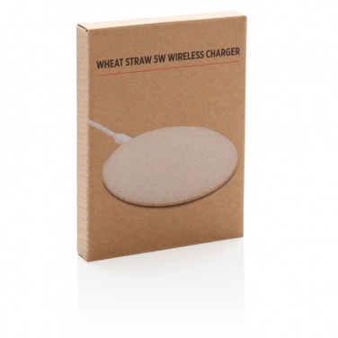 Logotrade corporate gifts photo of: 5W Wheat straw wireless charger
