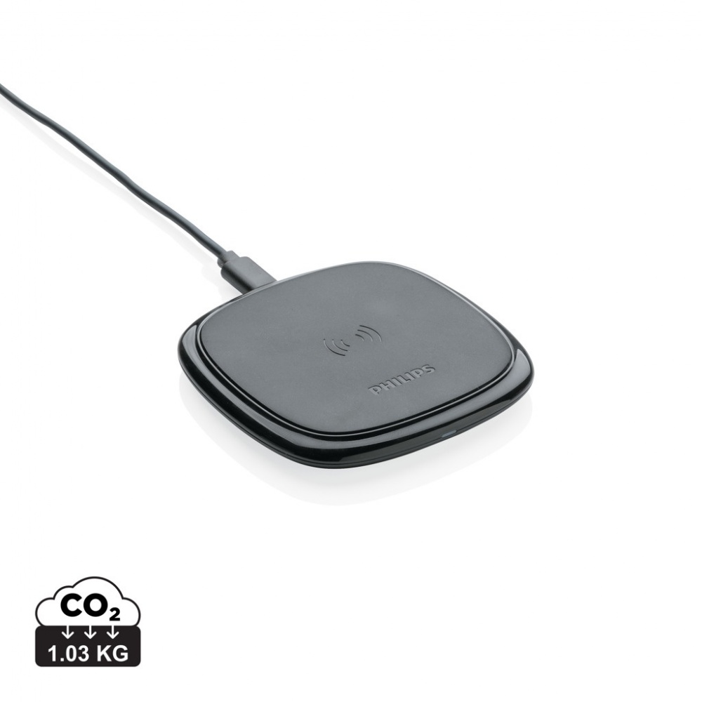 Logo trade promotional merchandise photo of: Philips 10W Qi wireless charger