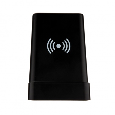 Logo trade business gift photo of: Light up logo 5W wireless charging pen holder