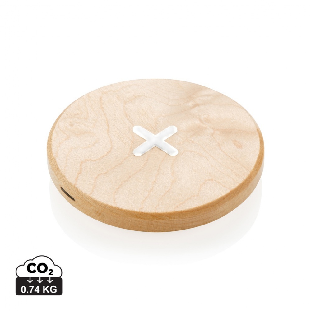 Logotrade business gift image of: 5W wood wireless charger