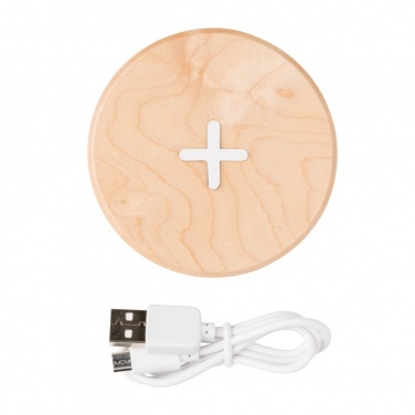 Logotrade promotional item image of: 5W wood wireless charger