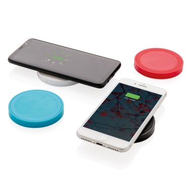 Logo trade advertising product photo of: 5W wireless charging pad round